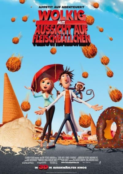 Filmplakat Cloudy with a Chance of Meatballs (OV)