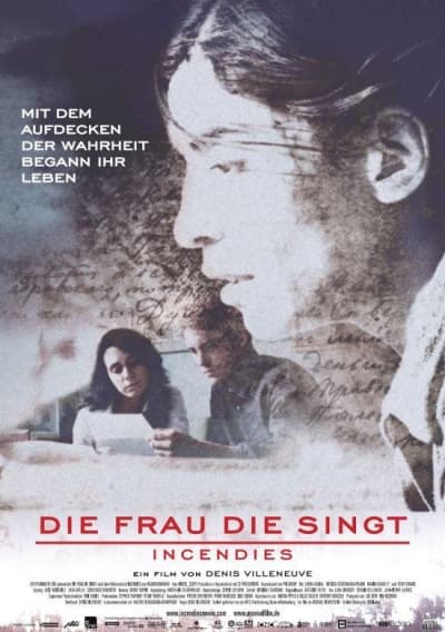 Filmplakat Die Frau die singt - Incendies