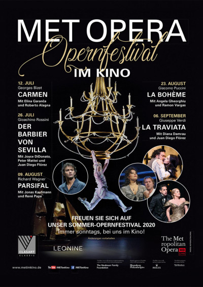 Filmplakat Met Opera Sommer-Opernfestival 2020 - LA TRAVIATA
