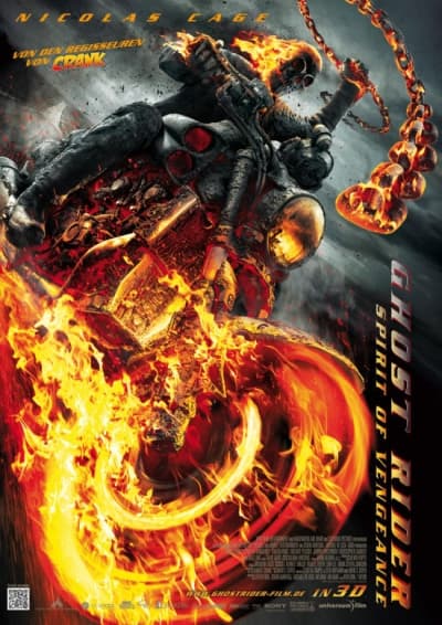 Filmplakat Ghost Rider: Spirit of Vengeance